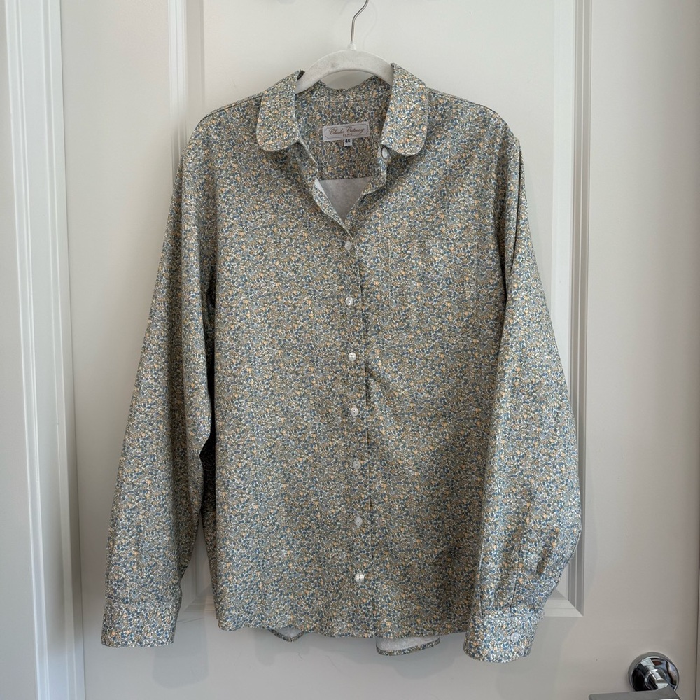 Charles Cotonay Button Down with Lemon and Floral Print
